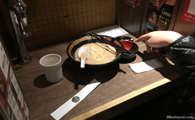 Ichiran Ramen in Tokyo