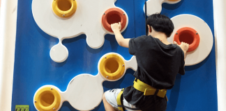 Clip 'n Climb at HomeTeamNS, Our Tampines Hub