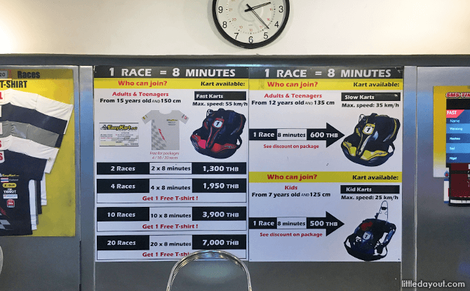 Rates at Easykart Bangkok