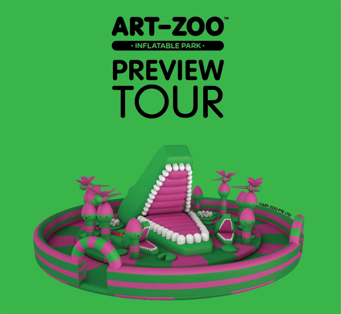 Art-Zoo Preview Tour Inflatables