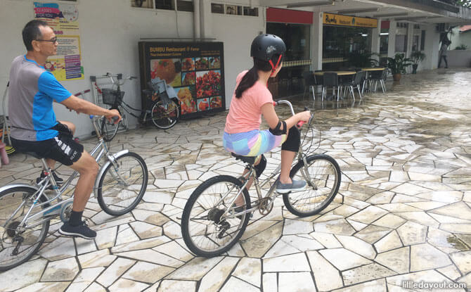 Cycling at Queens Road