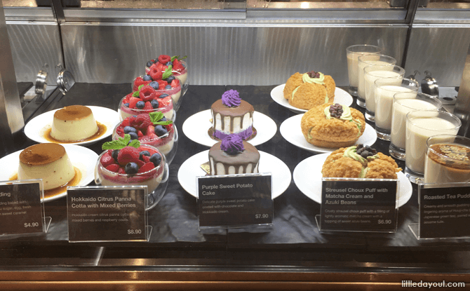 Desserts at Muji Cafe