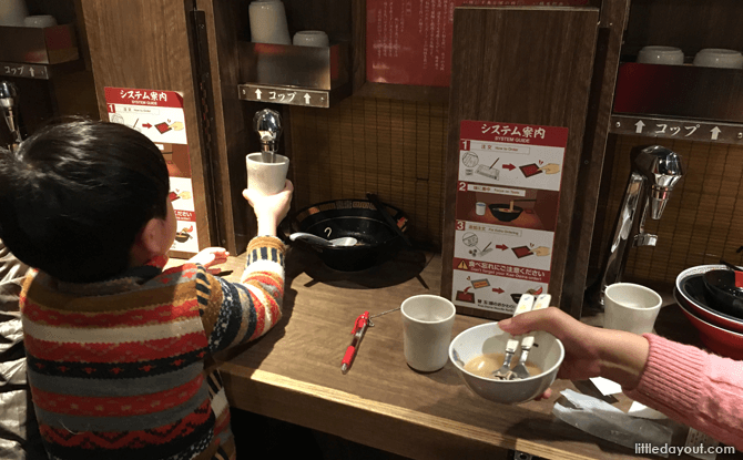 Dining together at Ichiran Ramen