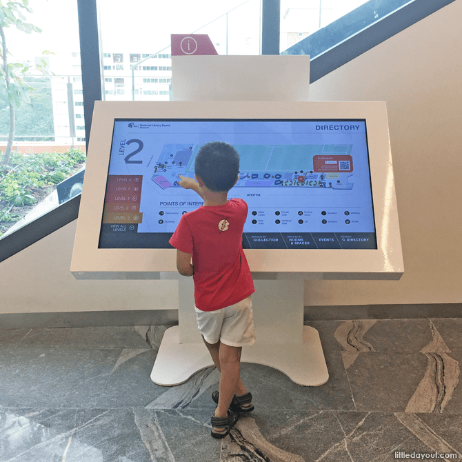 Directory for the Tampines Library