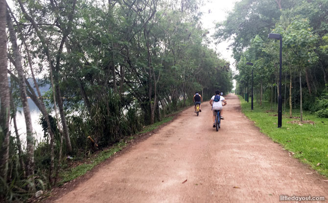 Dirt track at Lorong Halus