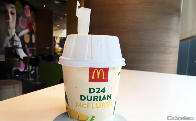 D24 Durian McFlurry Singapore