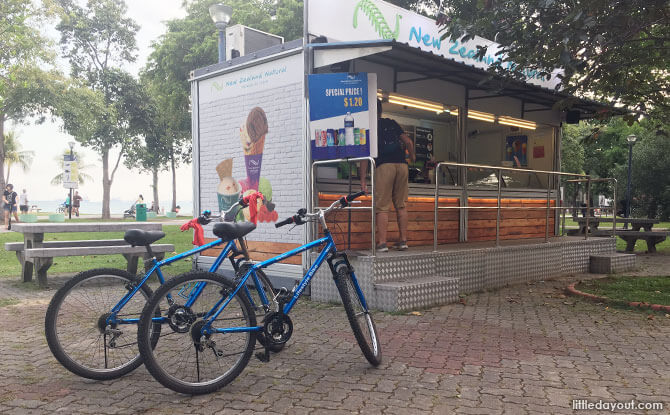 Yes, we stopped for ice cream along East Coast Park.