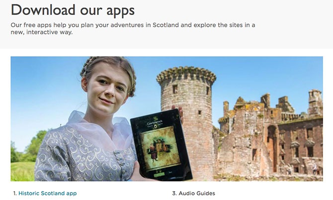 Edinburgh Castle audio guide