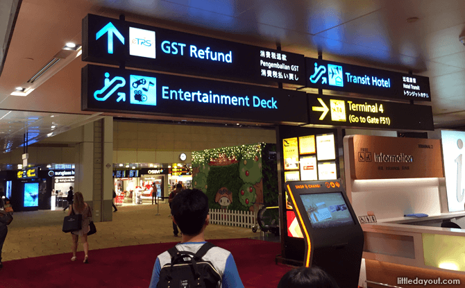 Heading to the Entertainment Deck
