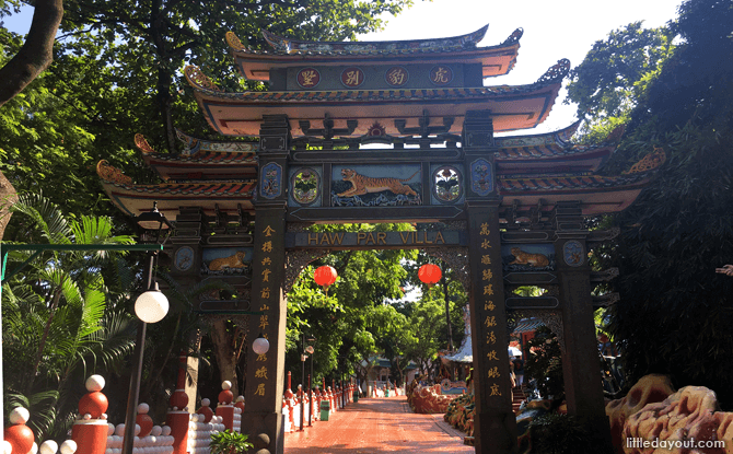 Archway entrance to Haw Par Villa