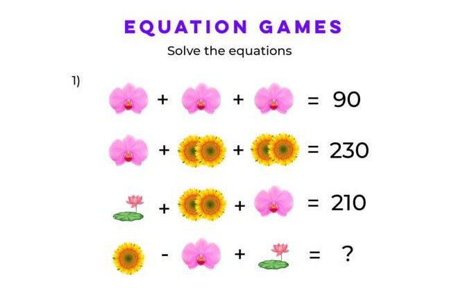 Flower Equations