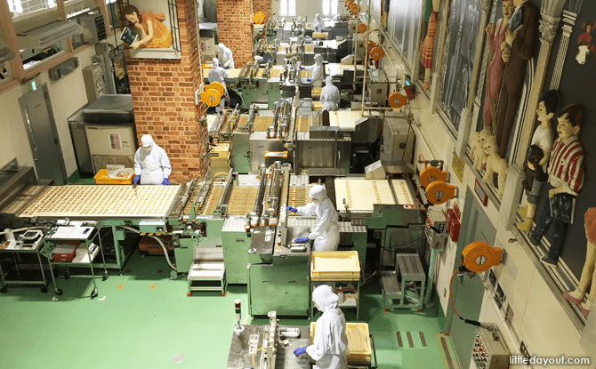 Factory Floor on the Ishiya Chocolate Factory Tour