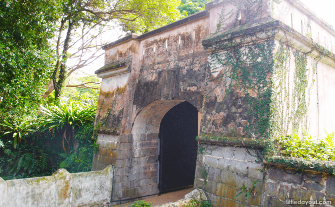 Fort Gate at Fort Canning Park Singapore
