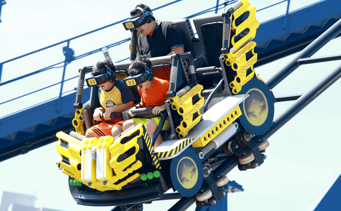 Virtual Reality Coasters - The Great LEGO Race