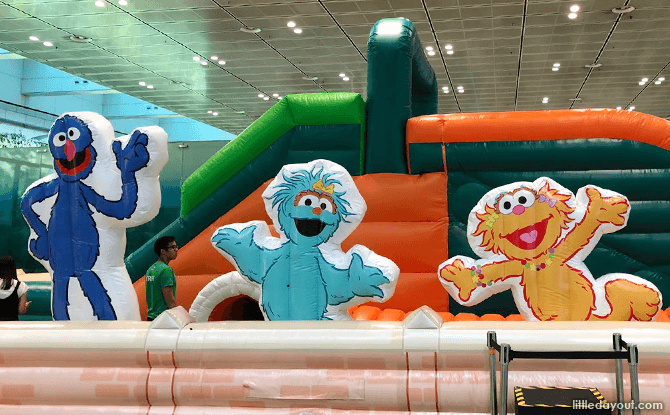 Inflatable Playground, Changi Airport Terminal 3, March School Holidays 2018
