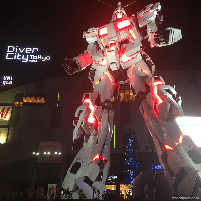 Life-sized Gundam Statue Tokyo