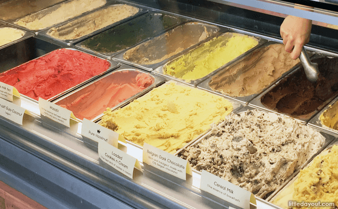 Ice Cream Flavours at Kindred Folk