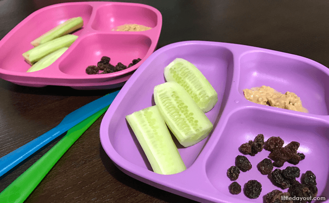 Healthy Snack For Kids: Ants On A Log