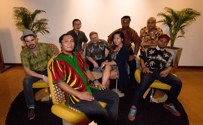 Instigator Afrobeat Orchestra melds Afrobeat with influences from Brazil, the Caribbean and Africa