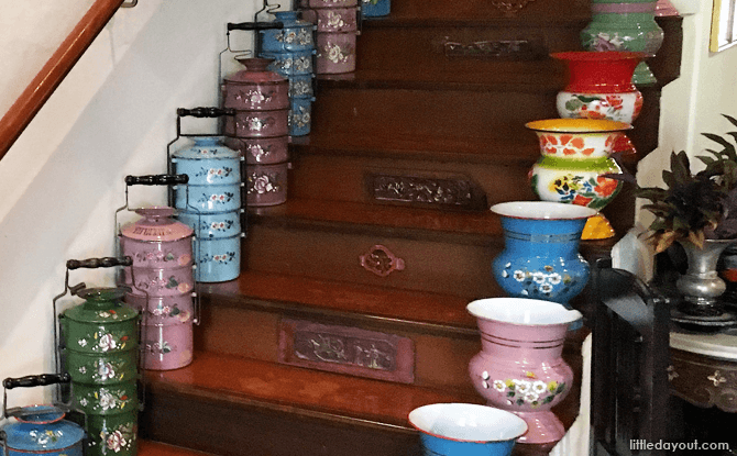 Peranakan objects at The Intan