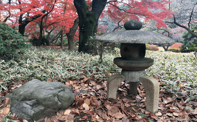 Japanese Traditional Garden at Shinjuku Gyoen National Garden