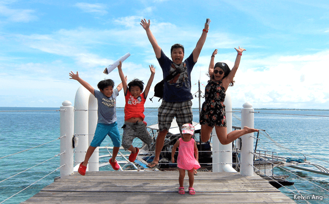 Jumping at Jetty