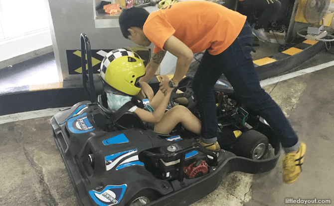 Kids kart at Easykart, Bangkok