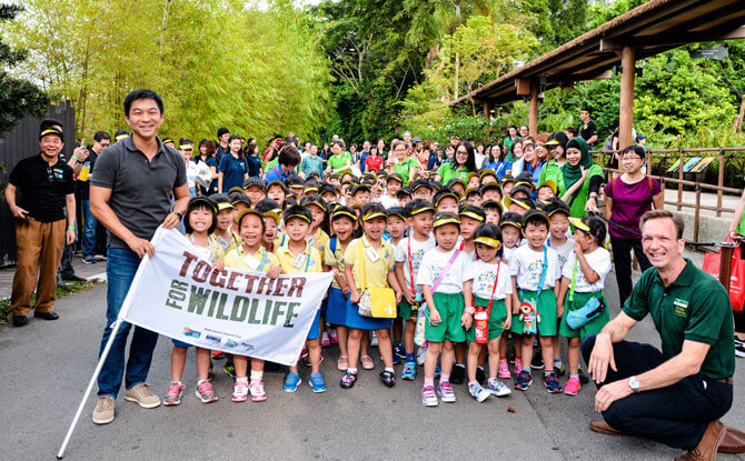 Launch of Wildlife Reserve Singapore's wildlife conservation campaign wit #TogetherforWildlife