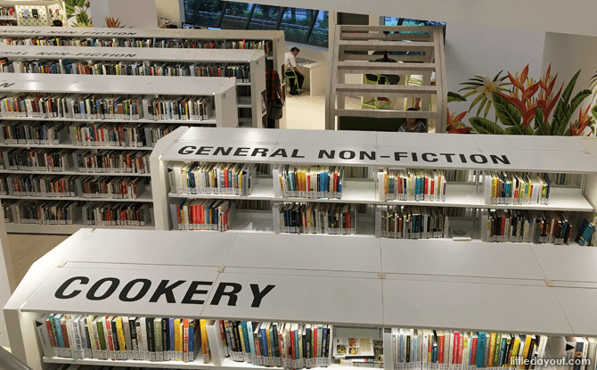 Lower floor at Bedok Library