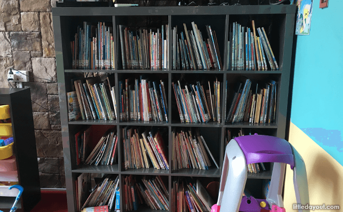 Library at Quentin's Children's Playroom