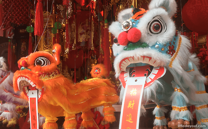 Chinese New Year Decorations - Lion Dance Lions