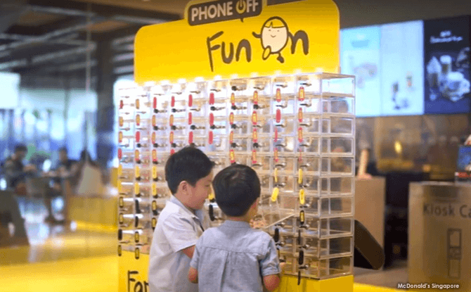 Mobile Phone Lockers at McDonald's Marine Cove