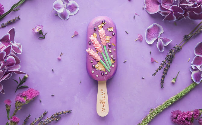 Triple Scoop Of Cool Ice Cream News 6 Lavender Dreams Magnum