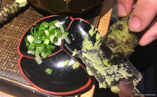 Grating wasabi