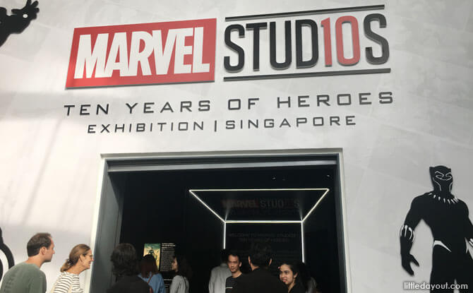 Marvel Studios: Ten Years of Heroes at the ArtScience Museum
