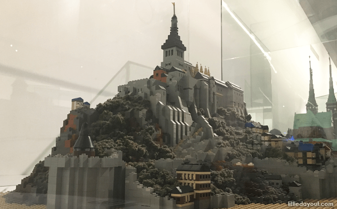 Mon-Saint-Michel in France in LEGO