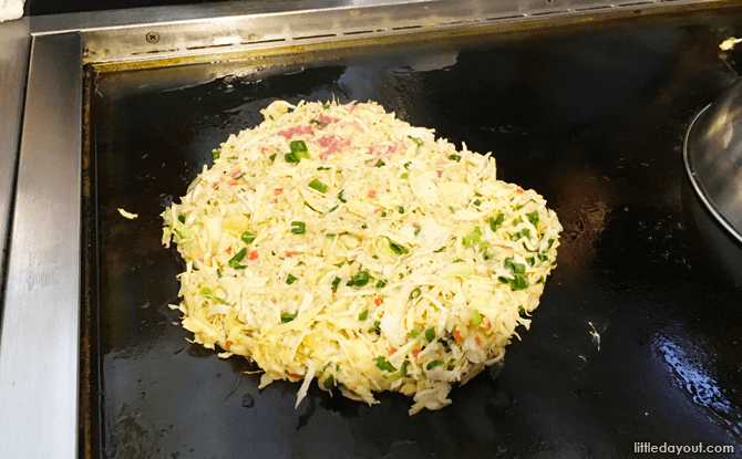 Make your own okonomiyaki in tokyo