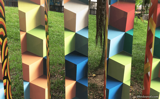 Optical Illusion Wall