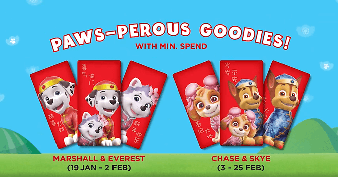 Paw Patrol Red Packets
