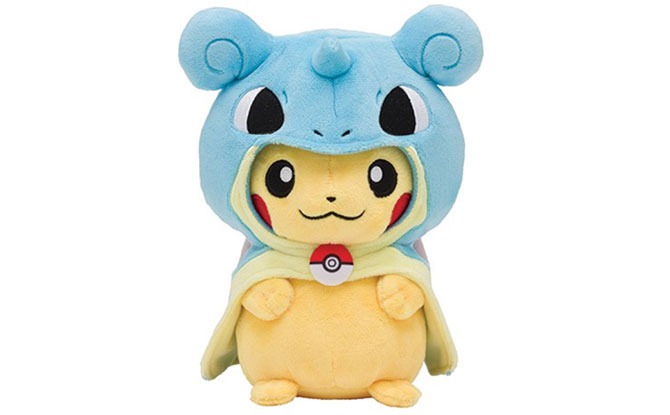 Singapore Store Exclusive Pikachu with Lapras Poncho - Pokemon online store - Shopee