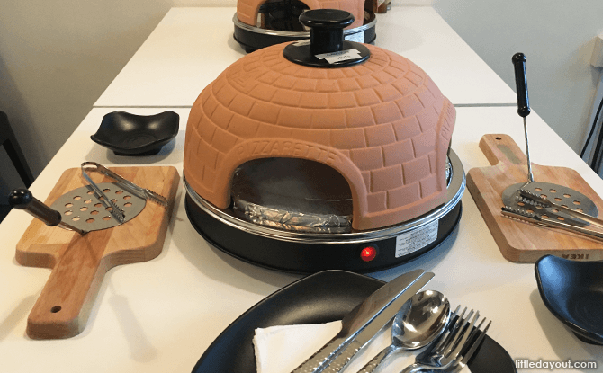 Pizzaretta Oven, Make Your Own Pizza at the Table