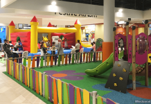 Our Tampines Hub Basement Playground: Festive Play Bouncy castle at Our Tampines Hub basement