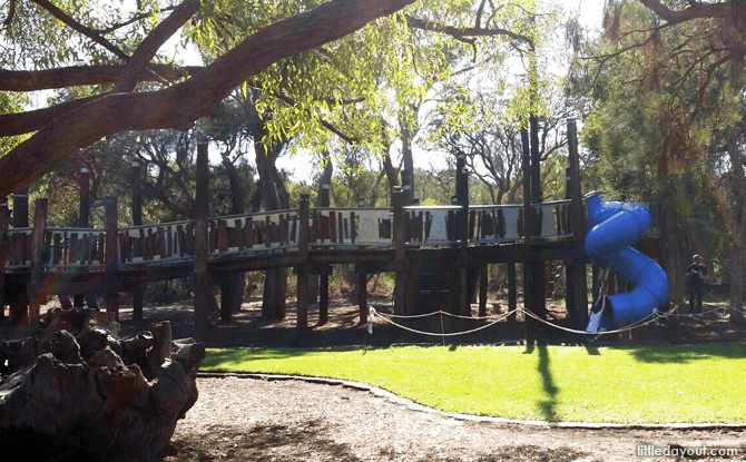 Wooden Playground at Synergy Parkland, Kings Park