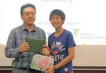 Ryan Tay at the Poetry Competition 2018 Prize Presentation