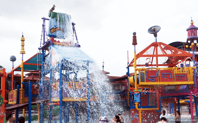 Splash time at Professor's Playground