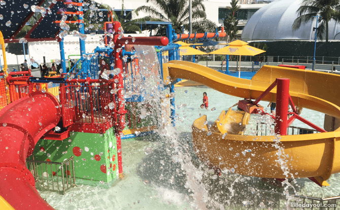 Water slides at Professor's Playground