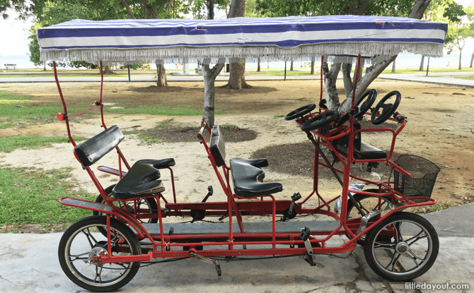 Quad bikes for rent at East Coast Park