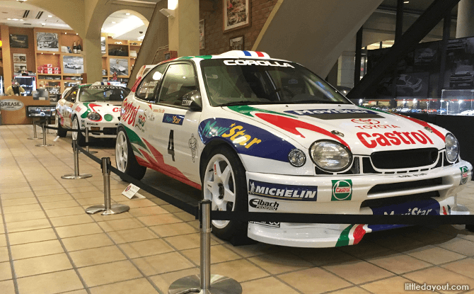 Toyota Mega Web Historic Showcase Rally Cars