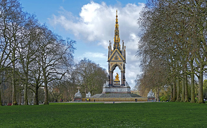 Visting a park in London