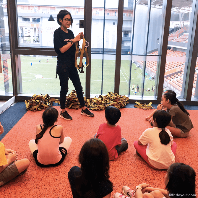 Briefing at Clip 'n Climb